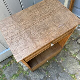 Oak bedside table end table
