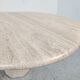 Table basse en travertin "nuage" , années 80