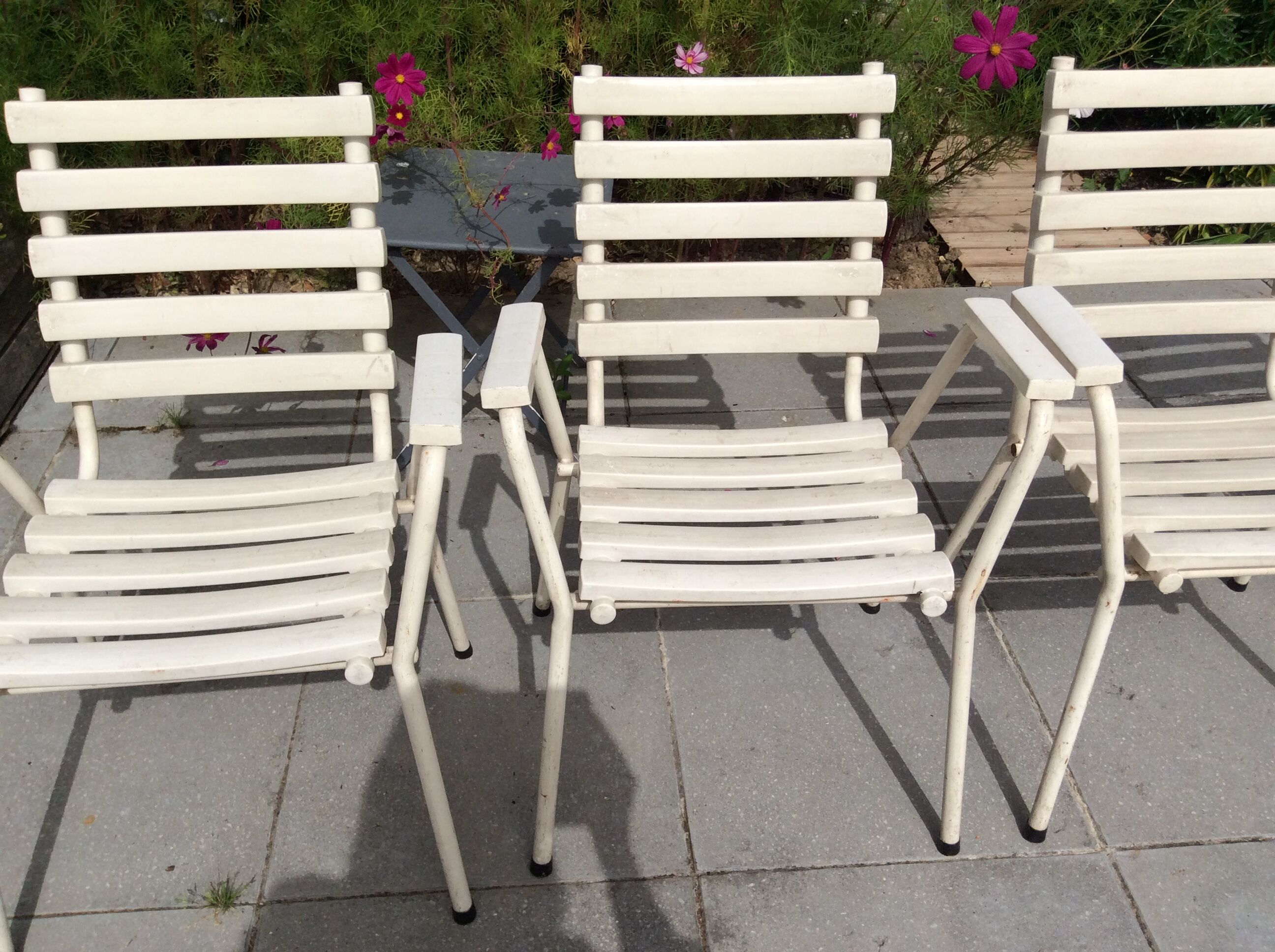 4 fauteuils de jardin