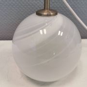 Beautiful table lamp, model Misty by Torben Jørgensen, Holmegaard Glassworks Denmark 1980.