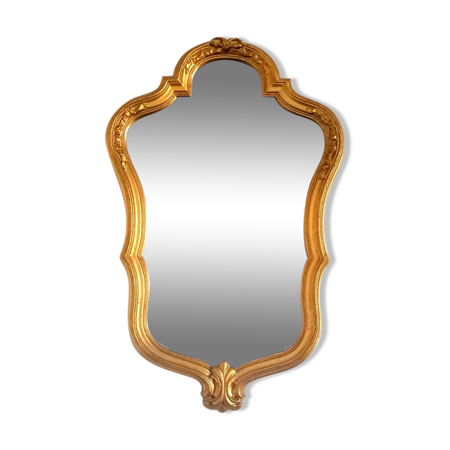 Louis XV style gilded mirror 38x58cm