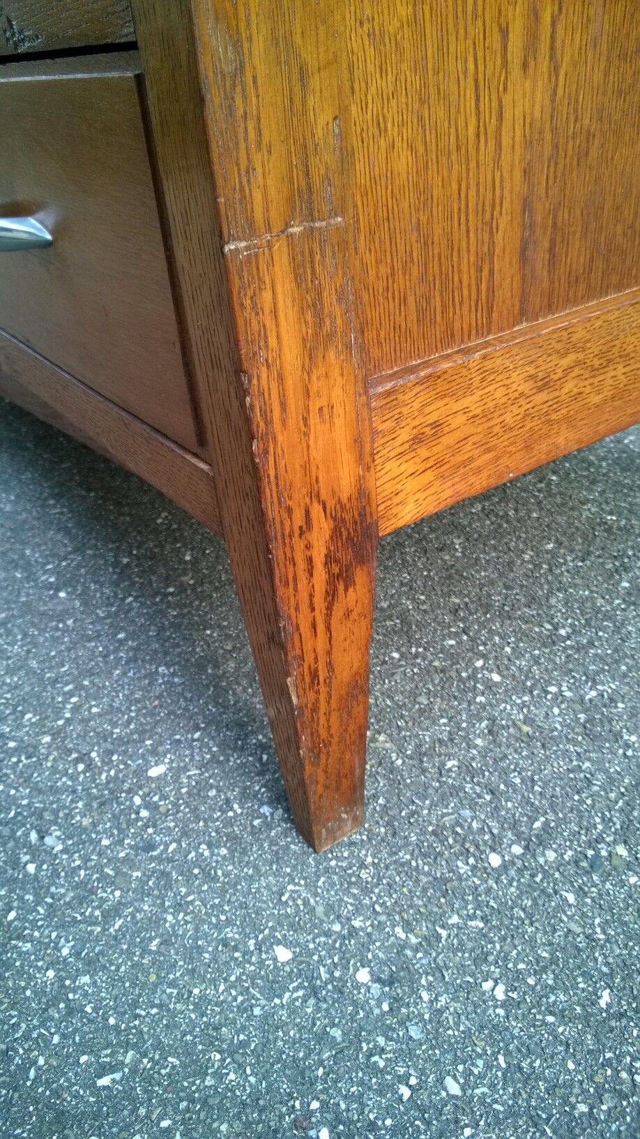 Golden oak dresser 50s