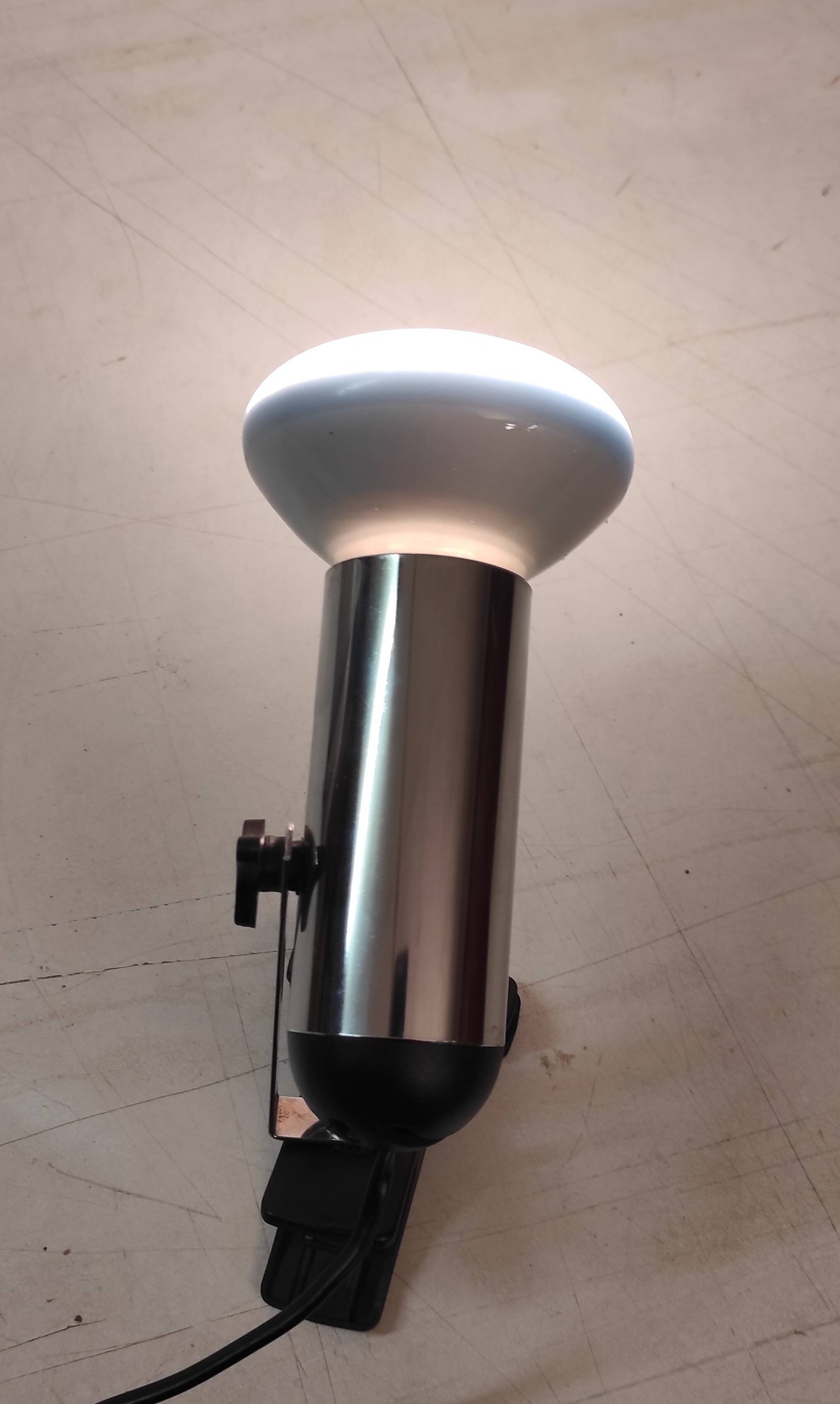 Chrome-plated metal spotlight (Italy) - 1960s/70s
