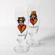 Crystal Glasses Friedsheep / Beer Kosta Boda Stemware/Ulrica Hydman Vallien