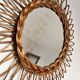 Rattan sun mirror