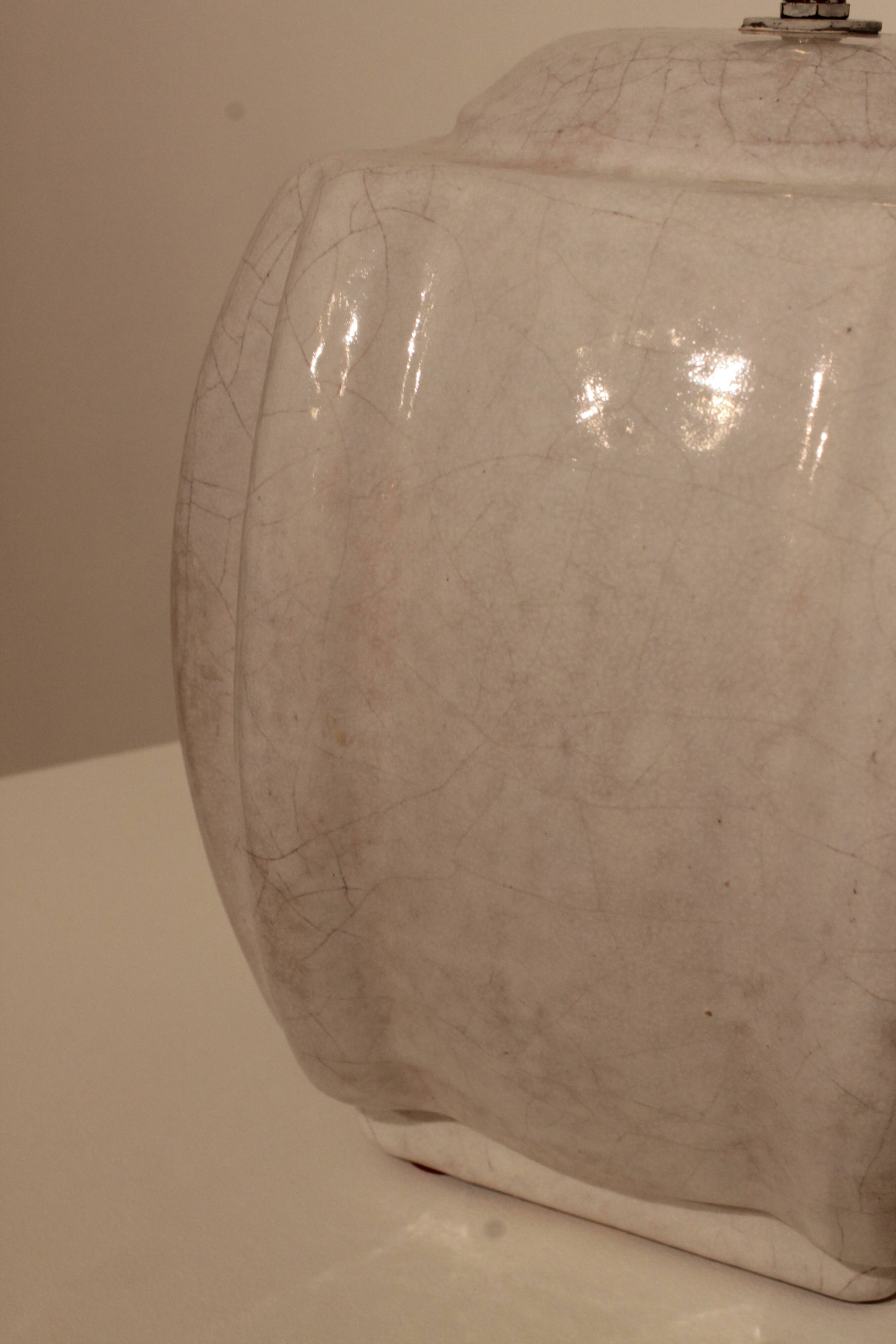 Grande lampe en céramique Art Déco de Paul Bonifas