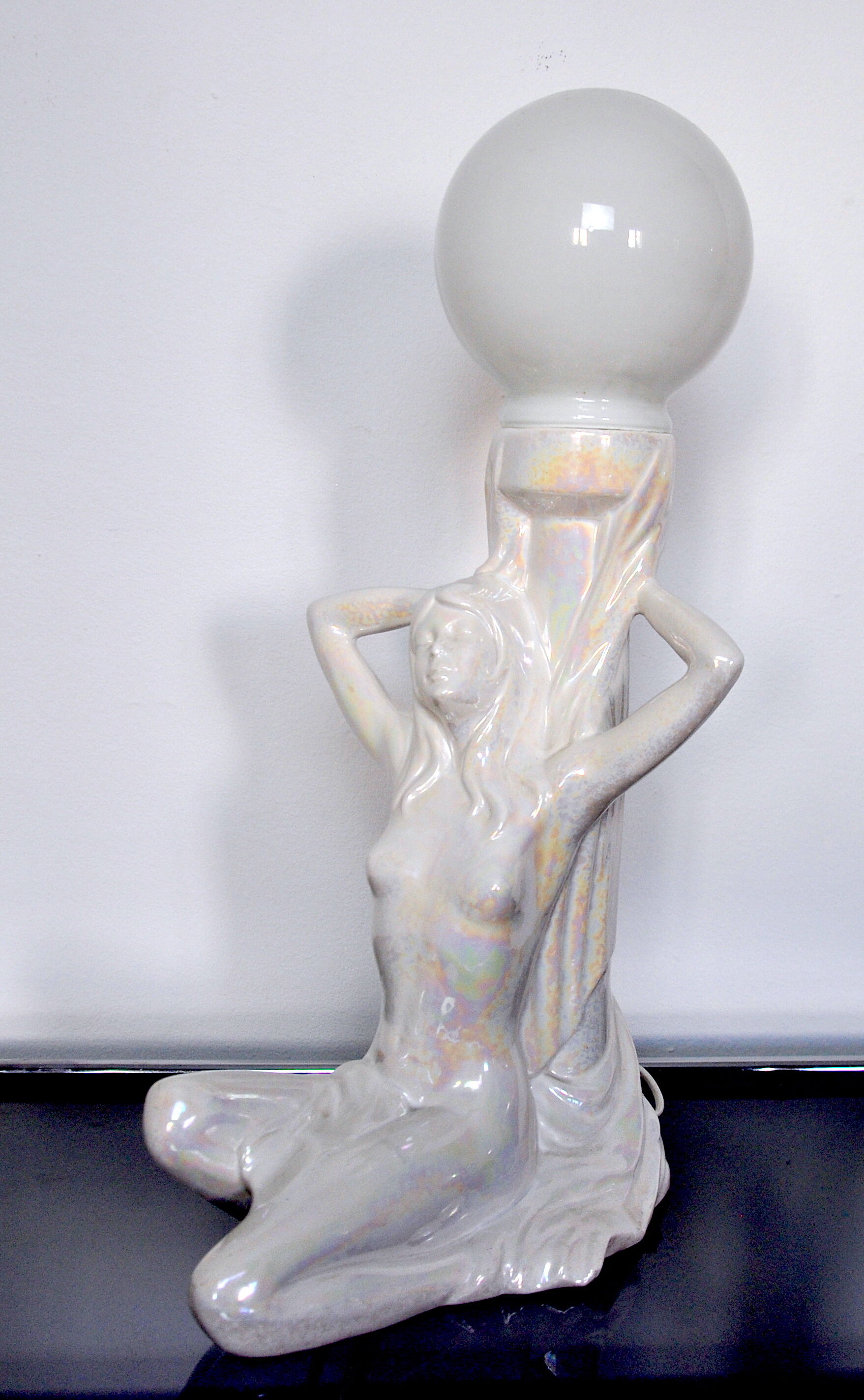 Lampe "Femme nue" céramique 1970