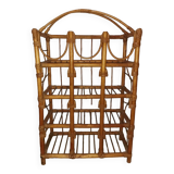 Wicker rattan shelf