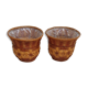 Wicker pot duo