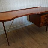 Mid-Century Dutch Modern Writing Desk by Louis Van Teeffelen for Wébé, 1950s