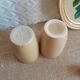 Lot de 2 timbales, verres en grès