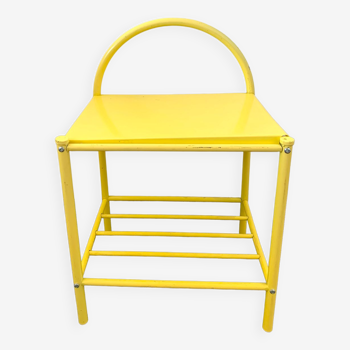 Yellow bedside table