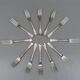 Cutlery set in metal ravinet d'enfert model dauphin 109 pieces