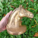 Serres Livres Laiton Cheval Vintage