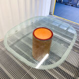 Tobia & Afra Scarpa - glass dining table "Tobia Alto"