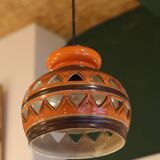 Vintage ceramic chandelier 1960