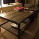 Table basse style industriel