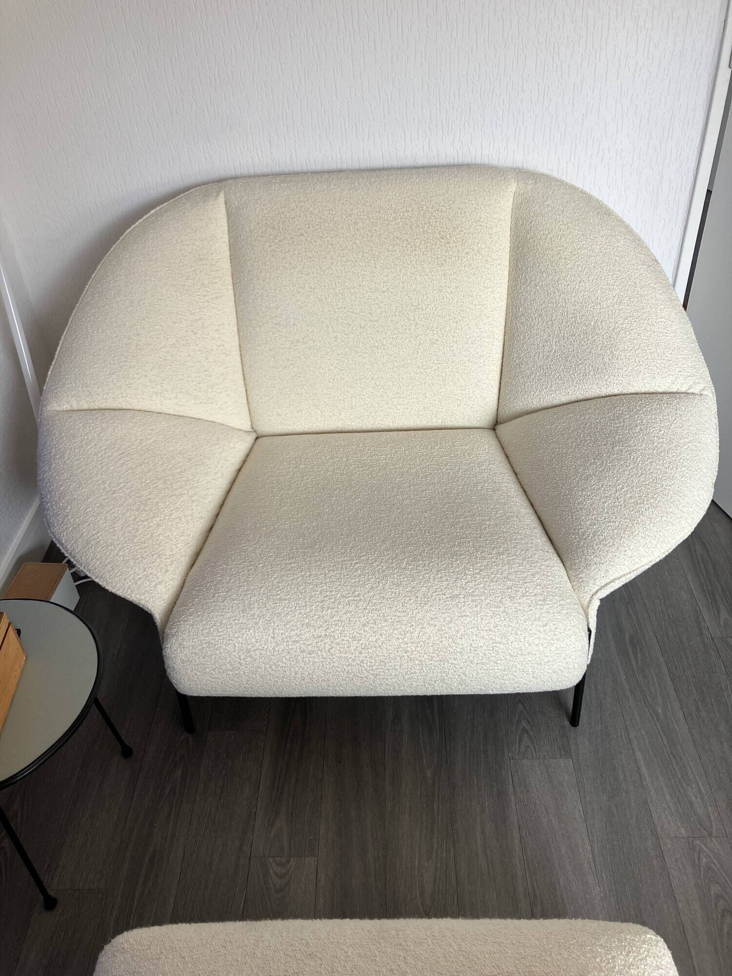 Paipai armchair Cinna + footrest