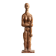Mid-20th century Scandinavian folk art sculpture representing a human being.