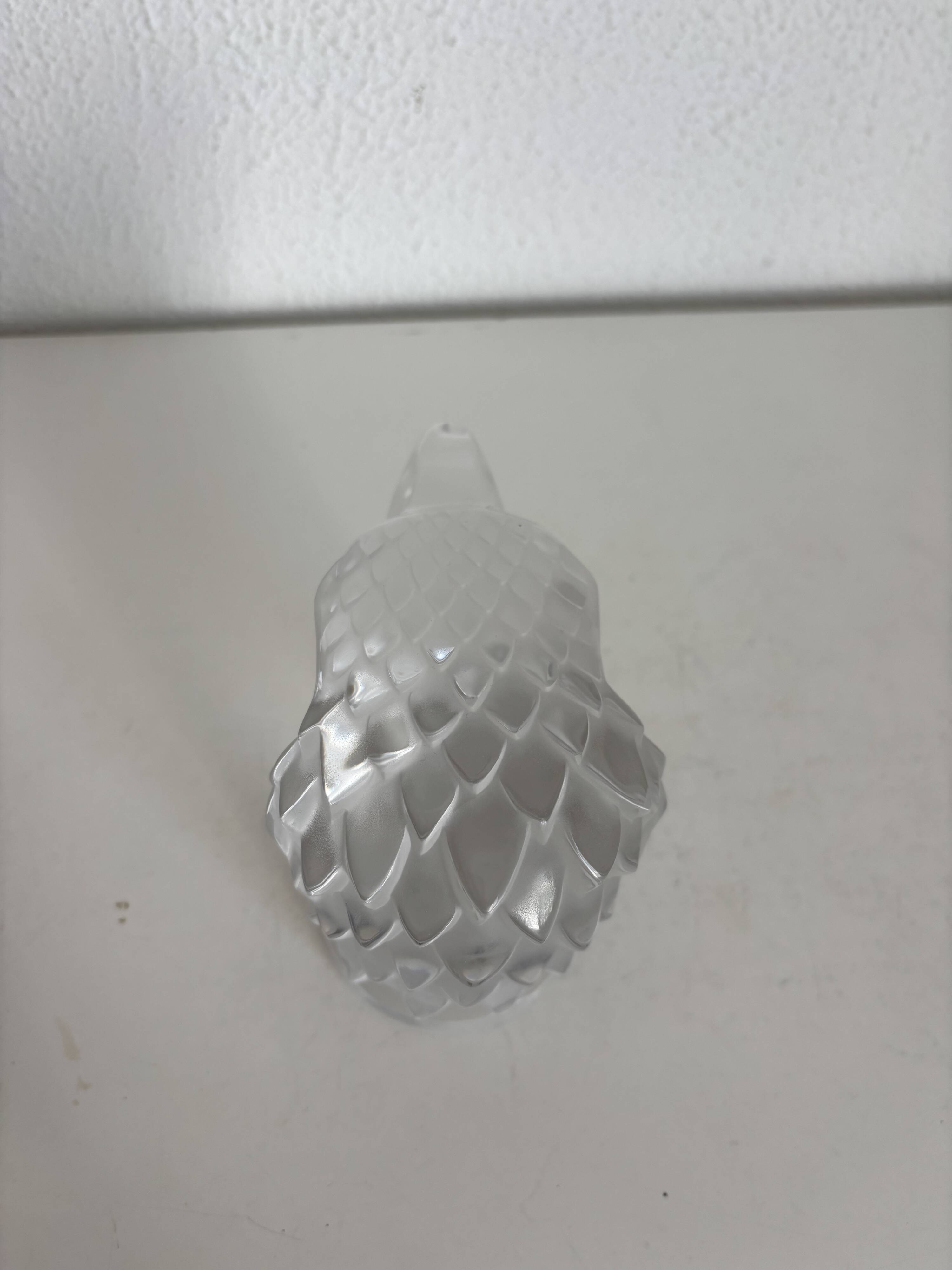 Lalique Eagle Head — Signed crystal from the 1980s