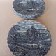 6 English Bursley "The Posthouse" dinner plates