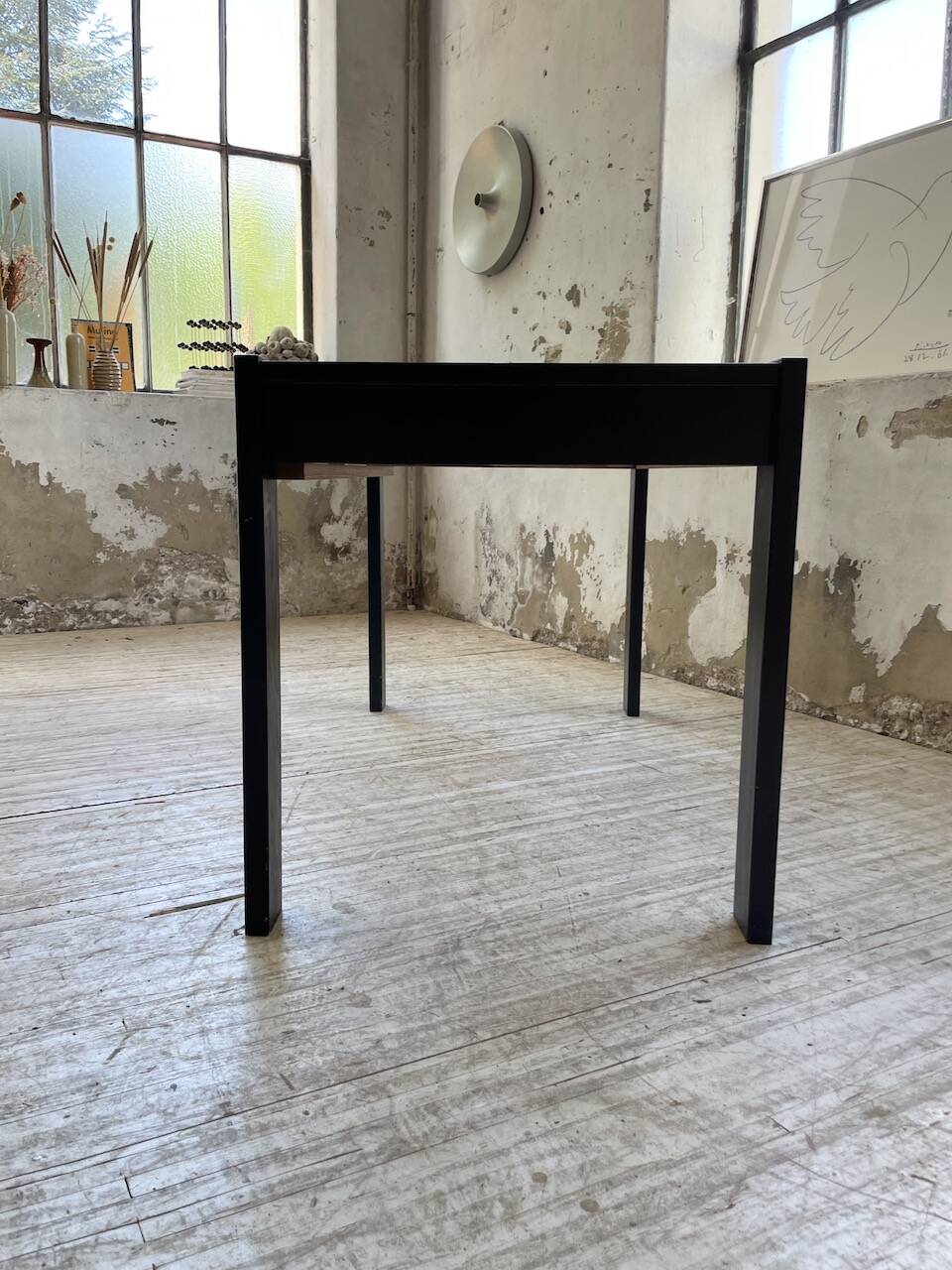 Regain black stained elm desk