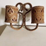 Large rope wall lamp