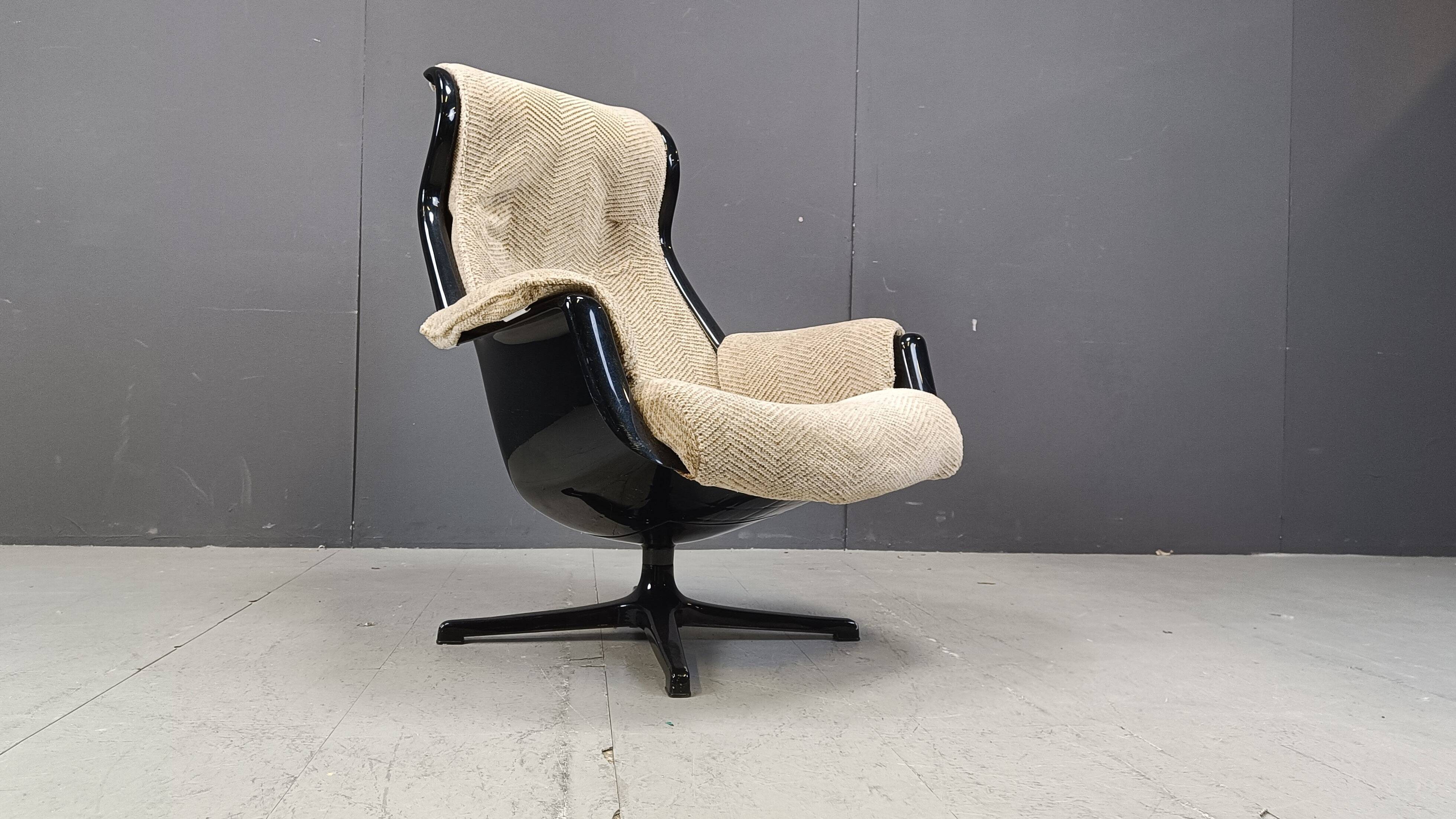 Mid-century space age galaxy armchair by Alf Svensson for Dux, 1968