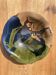 Ceramic dish signed Cerampuo