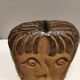 Decorative ceramic head from Sloth Ceramics Denmark 1979.