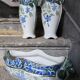 Set of two vases and a planter Luneville KG early 20th century
