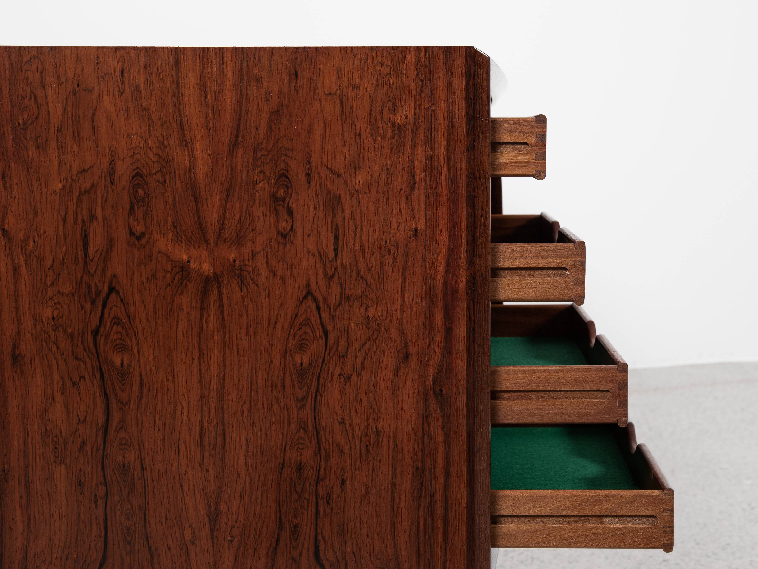 Midcentury Danish sideboard in rosewood by Svend Aage Madsen for HP Hansen