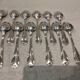 12 silver-plated soup spoons, Christofle goldsmith, Spatours model