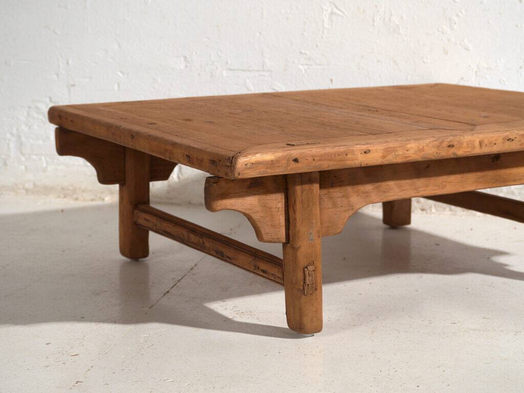 Antique pine coffee table – China, circa 1930