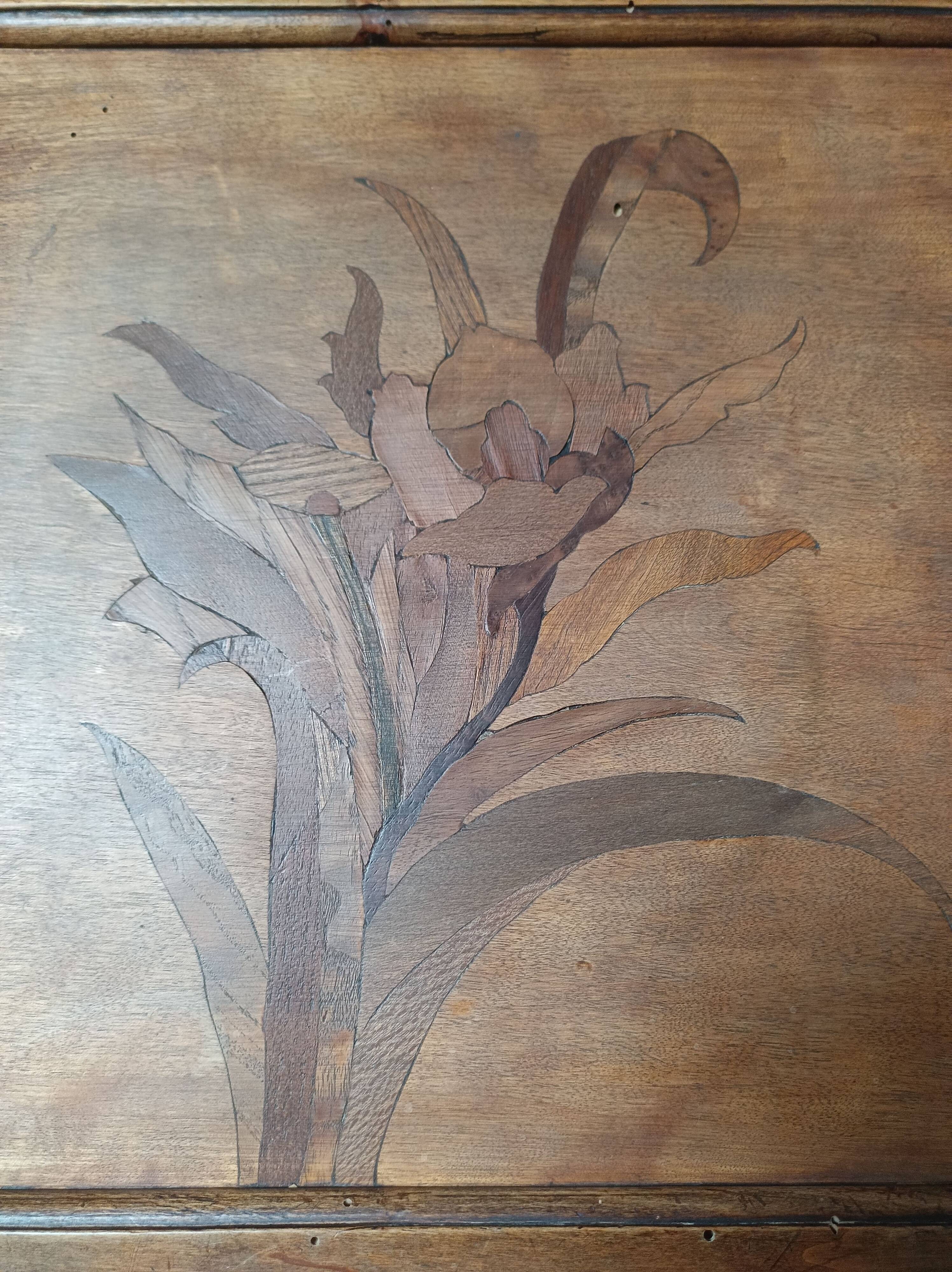 Art Nouveau style revolving bookcase