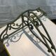 Forged iron wall console