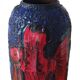 Fat Lava 'Fire Fish'Floor vase by Scheurich, 1970's