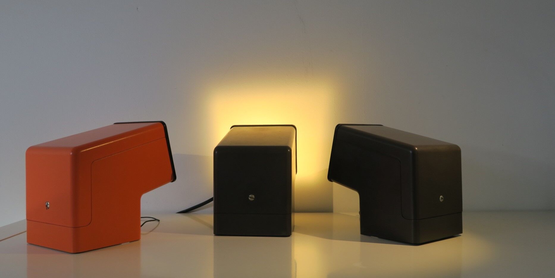 Philips comptalux 3 wall lamps