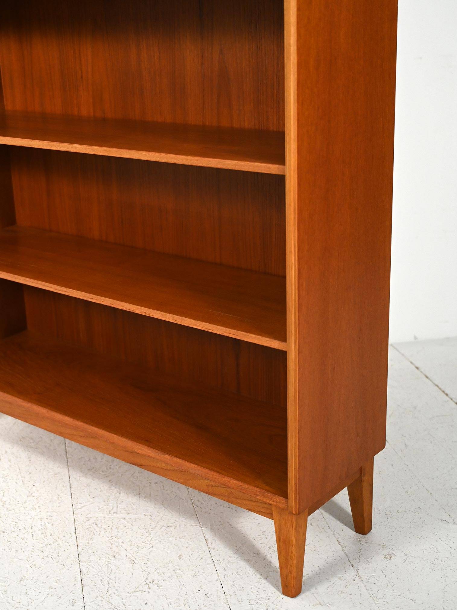 Scandinavian teak bookcase by Ferdinand Lundquist, 1960s