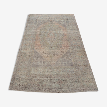 Muted old wool turkish rug 215x131cm
