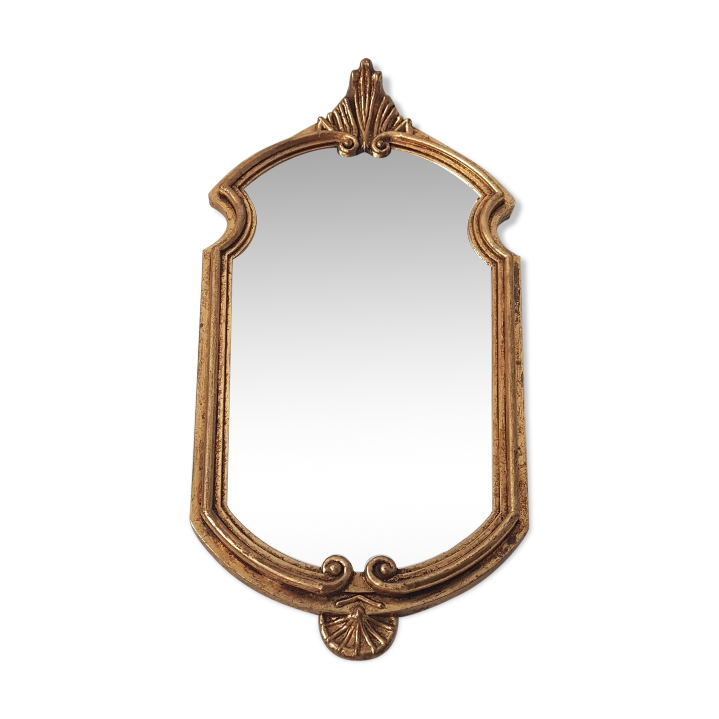 Classic golden mirror 22x42cm