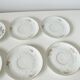 Set of 6 Limoges porcelain cups Barny Rigoni & Langle - 19th century