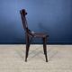 Set of 6 bistro chairs, josephine model, dark wood