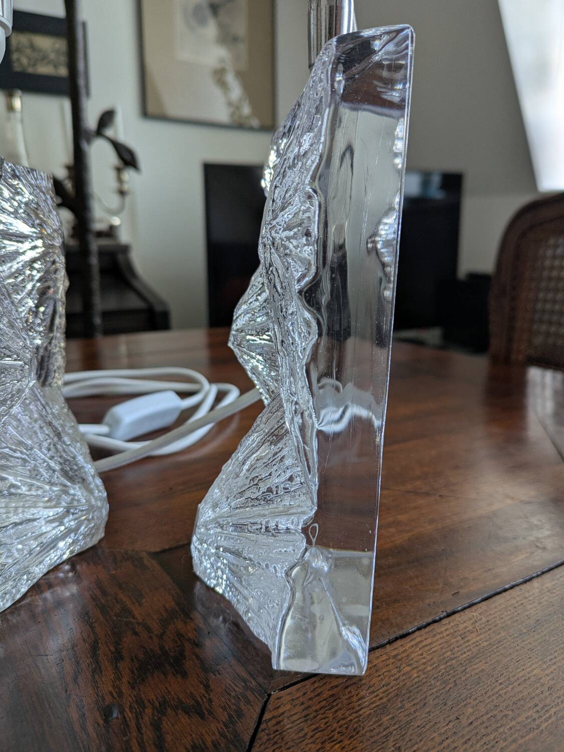 Lampes Daum vitage
