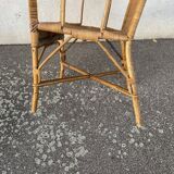 Vintage wicker armchair