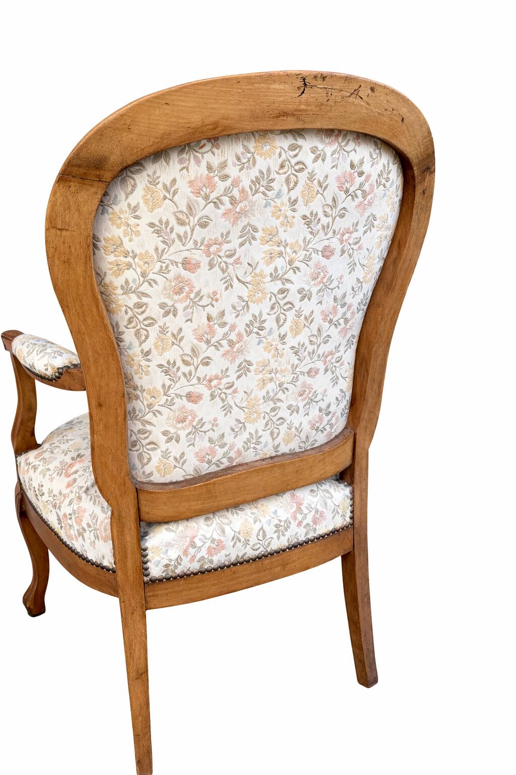 Paire de fauteuils Voltaire Louis Philippe en acajou, XIX Siècle