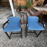 Chaises de bar en chêne