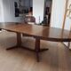 Oval dining table with extensions