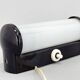 Bakelite and Milk Glass Wall Lamp, Czechoslovakia, 1950's