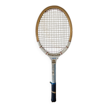 Raquette ancienne tennis montana junior bois vintage